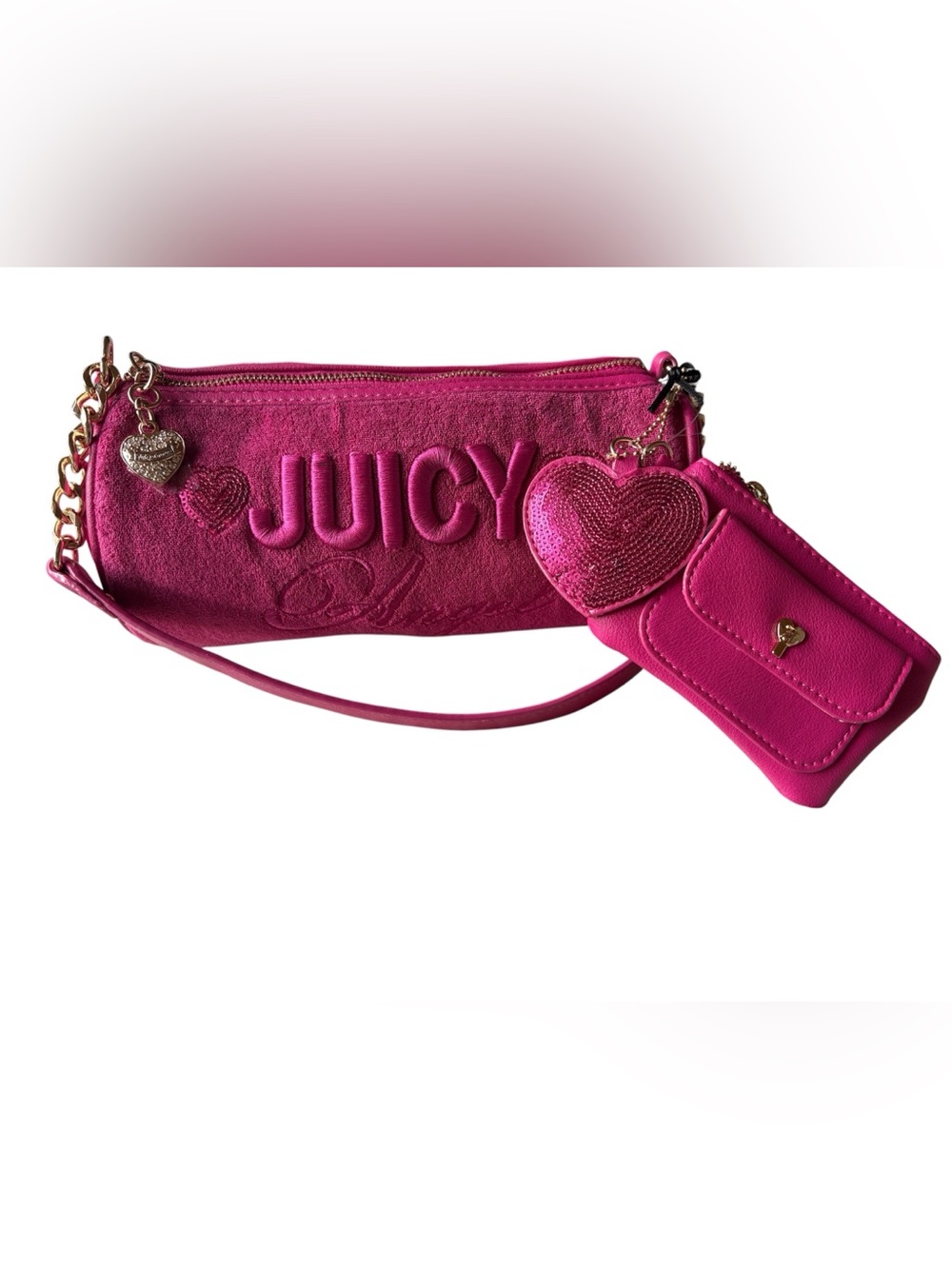 Juicy Couture Velour barrel bag - Picture 2 of 7